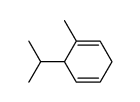 1-甲基-6-(1-甲基乙基)-1,4-环己二烯 结构式
