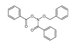 Benzoic acid, benzoyl(phenylmethoxy)azanyl ester 结构式