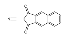 2,3-二氢-1,3-二氧代-1H-苯并[f]茚-2-甲腈 结构式