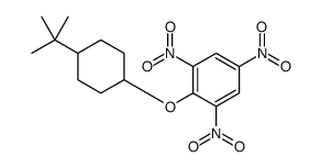 Benzene, 2-[[cis-4-(1,1-dimethylethyl)cyclohexyl]oxy]-1,3,5-trinitro- 结构式