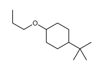 顺-1-叔丁基-4-丙氧基环己烷 结构式