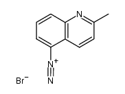 2-甲基喹啉-5-重氮溴盐 结构式