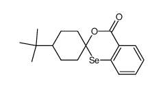 Spiro[4H-3,1-benzoxaselenin-2,1'-cyclohexan]-4-one, 4'-(1,1-dimethylethyl)- 结构式