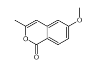 6-甲氧基-3-甲基-1H-异苯并吡喃-1-酮 结构式