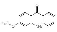 Methanone, (2-amino-4-methoxyphenyl)phenyl- 结构式