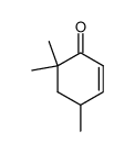 4,6,6-三甲基-2-环己烯-1-酮 结构式