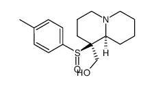 2H-Quinolizine-1-methanol, octahydro-1-[(4-methylphenyl)sulfinyl]-, [1S-[1α(R*),9aα]]- (9CI) 结构式