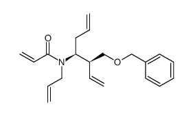 2-Propenamide, N-[(1S,2S)-2-[(phenylmethoxy)methyl]-1-(2-propenyl)-3-butenyl]-N-2-propenyl- (9CI) 结构式