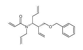 2-Propenamide, N-[(1R,2R)-2-[(phenylmethoxy)methyl]-1-(2-propenyl)-3-butenyl]-N-2-propenyl- (9CI) 结构式