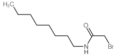 2-溴-N-辛基乙酰胺 结构式