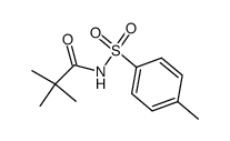 Propanamide, 2,2-dimethyl-N-[(4-methylphenyl)sulfonyl]- 结构式