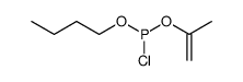 Phosphorochloridous acid, butyl isopropenyl ester (8CI) 结构式