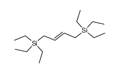 Silane, 1,1'-(2E)-2-butene-1,4-diylbis[1,1,1-triethyl- 结构式