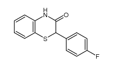 2-(4-氟苯基)-2H-1,4-苯并噻嗪-3(4H)-酮 结构式
