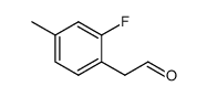 2-Fluoro-4-methylbenzeneacetaldehyde 结构式