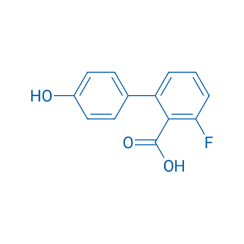 3-氟-4'-羟基-[1,1'-联苯]-2-羧酸 结构式