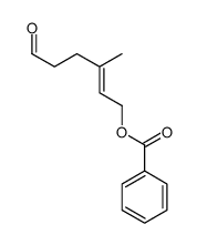 (E)-6-(苯甲酰氧基)-4-甲基-4-己烯醛 结构式