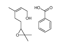 2-Penten-1-ol, 5-(3,3-dimethyloxiranyl)-3-methyl-, benzoate, (E)- (9CI) 结构式