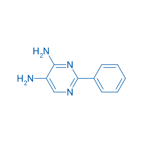 4,5-二氨基-2-苯基嘧啶 结构式
