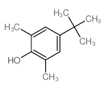 4-叔丁基-2,6-二甲基苯酚 结构式