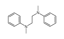 N,N'-二甲基-N,N'-二苯基-1,2-乙二胺 结构式