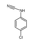 4-氯苯基氰胺 结构式