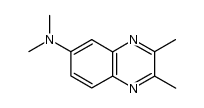 N,N,2,3-四甲基-6-喹喔啉胺 结构式