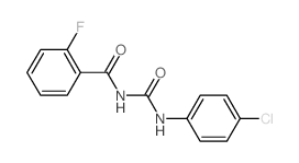 N-(((4-Chlorophenyl)amino)carbonyl)benzamide 结构式