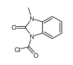 3-甲基-2-氧代苯并咪唑-1-甲酰氯 结构式