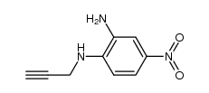 4-硝基-N1-2-丙炔-1-基-1,2-苯二胺 结构式