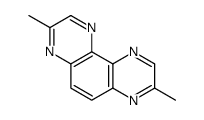 3,8-二甲基吡嗪并[2,3-f]喹喔啉 结构式