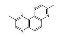 2,8-二甲基吡嗪并[2,3-f]喹喔啉 结构式