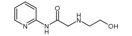 2-[(2-羟乙基)氨基]-N-2-吡啶基乙酰胺 结构式