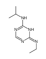 N2-乙基-N4-异丙基-1,3,5-三嗪-2,4-二胺 结构式