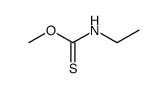 Carbamothioic acid, N-ethyl-, O-methyl ester 结构式