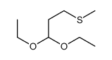 1,1-二乙氧基-3-(甲硫基)丙烷 结构式