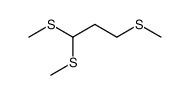 Propane, 1,1,3-tris(methylthio)- 结构式