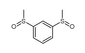 Benzene, 1,3-bis(methylsulfinyl)-, [R-(R*,R*)]- (9CI) 结构式