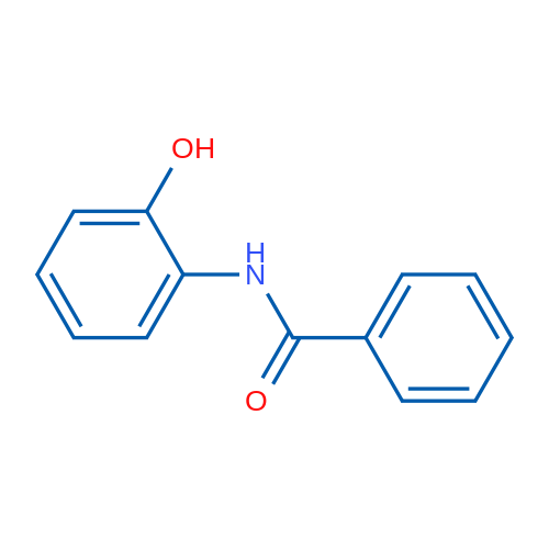 N-(2-羟基苯基)苯甲酰胺 结构式