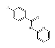 4-氯-N-(吡啶-2-基)苯甲酰胺 结构式