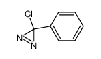 3-chloro-3-phenyldiazirine 结构式