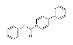 1(4H)-Pyridinecarboxylic acid, 4-phenyl-, phenyl ester 结构式
