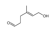 4-Hexenal, 6-hydroxy-4-methyl-, (4E)- 结构式