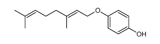 Phenol, 4-[(3,7-dimethyl-2,6-octadienyl)oxy]-, (E)- (9CI) 结构式