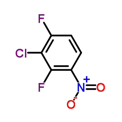 3-氯-2,4-二氟硝基苯 结构式