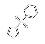 3-(苯磺酰基)噻吩 结构式