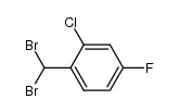 2-氯-1-(二溴甲基)-4-氟苯 结构式