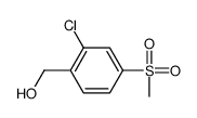 (2-氯-4-甲磺酰基苯基)-甲醇 结构式