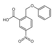 5-硝基-2-(苯氧甲基)苯甲酸 结构式
