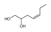 4-Heptene-1,2-diol, (4Z)- 结构式
